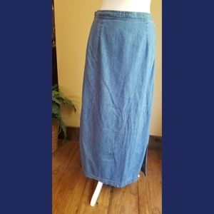 Maxi Denim Skirt